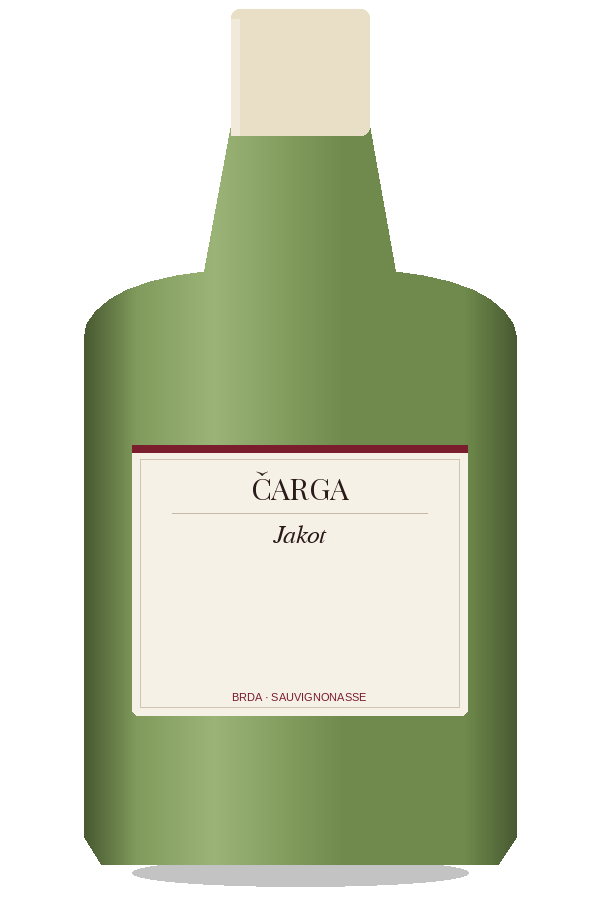 Jakot by Čarga, bottle illustration
