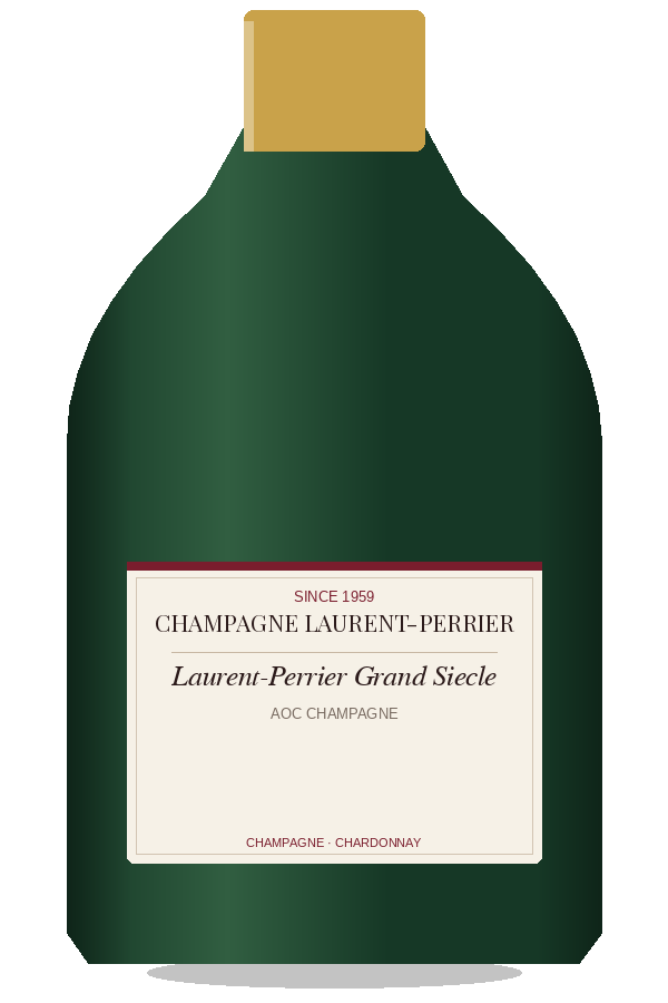 Laurent-Perrier Grand Siecle by Champagne Laurent-Perrier, bottle illustration