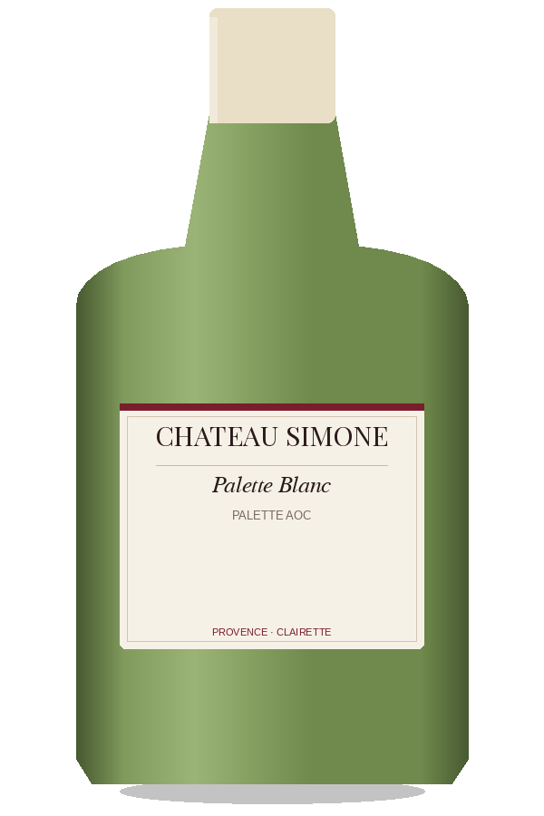 Chateau Simone Palette Blanc by Chateau Simone, bottle illustration
