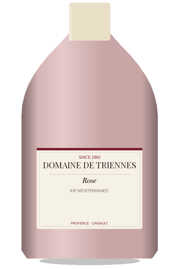 Domaine de Triennes Rose by Domaine de Triennes, bottle illustration