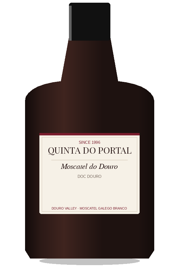 Quinta do Portal Moscatel do Douro by Quinta do Portal, bottle illustration