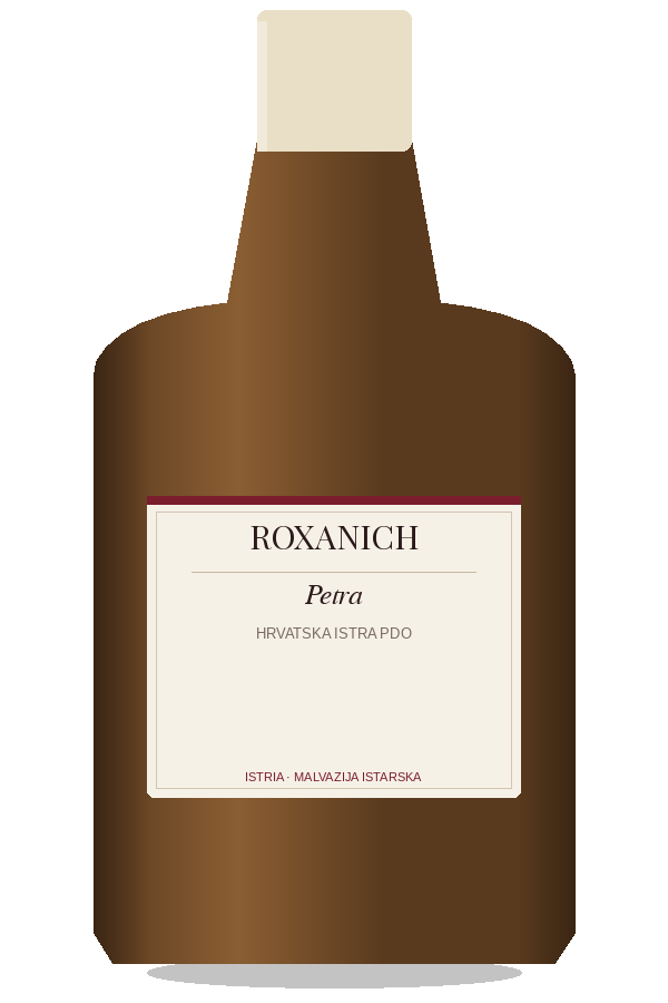 Petra by Roxanich, bottle illustration