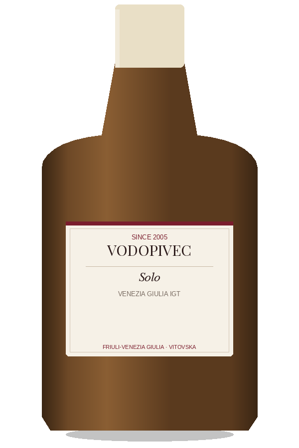 Vodopivec Solo by Vodopivec, bottle illustration