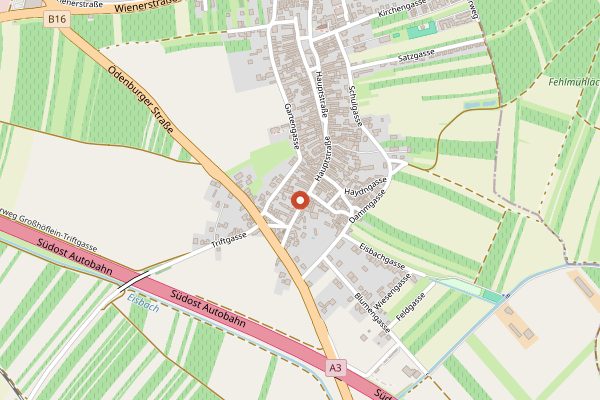Map showing Weingut Kollwentz Weinbrand XO in Burgenland