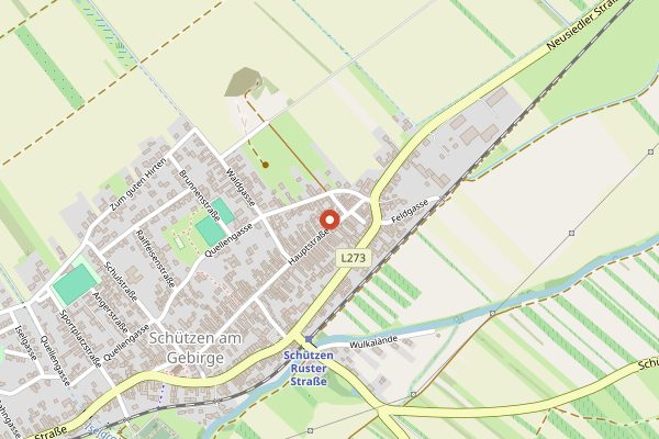 Map showing Weingut Prieler Tasting Room in Burgenland