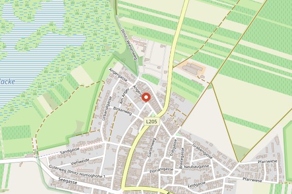 Map showing Kracher Hotels (Illmitzerhof) in Burgenland