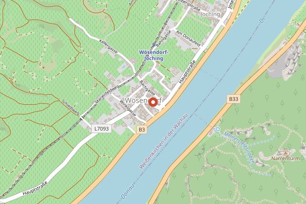 Map showing Destillerie Markus Wieser - Wieser Wachau in Wachau