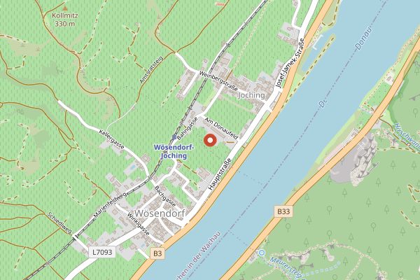 Map showing Weingut Frischengruber in Wachau