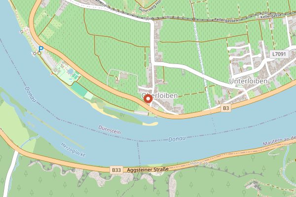 Map showing Weingut F.X. Pichler in Wachau