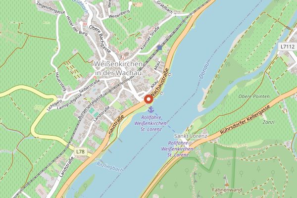 Map showing Weingut Jäger in Wachau