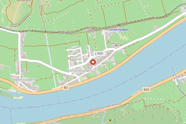 Map showing Winzerhof Leonhartsberger in Wachau