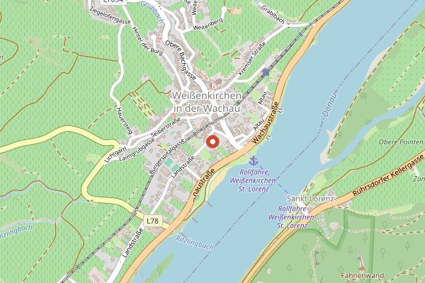 Map showing Heuriger Mang in Wachau