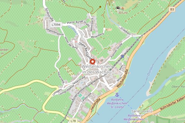 Map showing Heuriger Denk / Thal-Wachau in Wachau