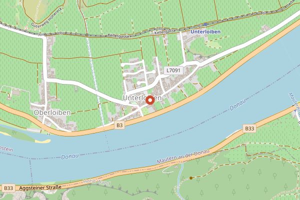 Map showing Loibnerhof in Wachau