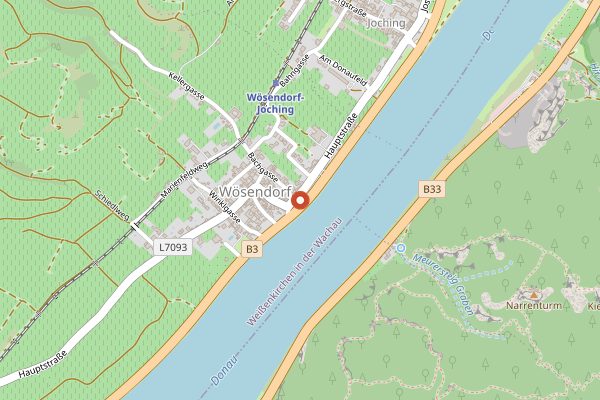 Map showing Hofmeisterei Hirtzberger in Wachau