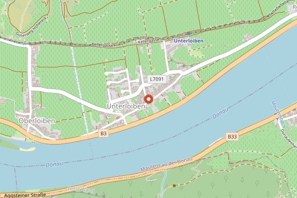 Map showing Wachauerstube Loiben in Wachau