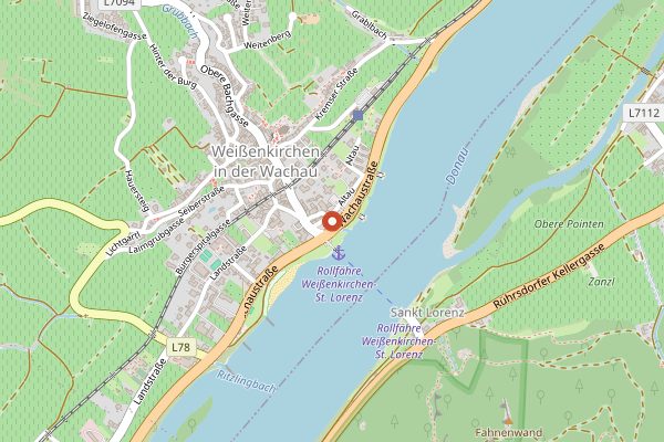 Map showing Vinothek Thal Wachau in Wachau
