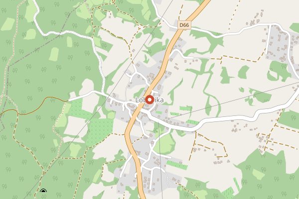 Map showing Vesna Loborika in Istria
