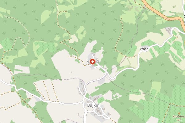 Map showing Franc Arman in Istria
