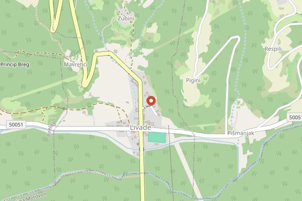 Map showing Zigante Truffle Hunt and Wine Pairing in Istria