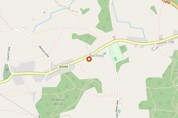 Map showing Oxney Organic Tasting Room in Sussex