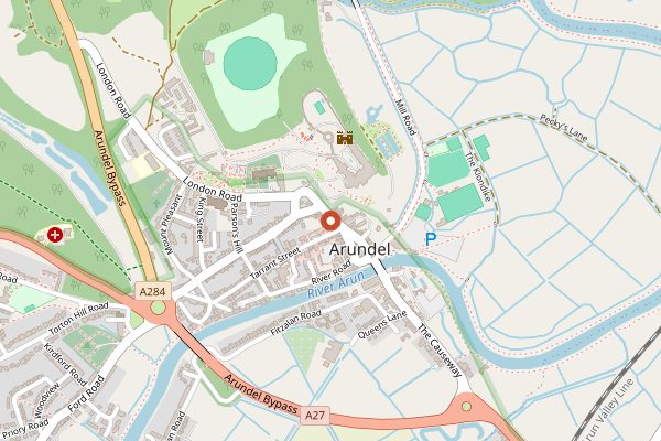 Map showing Digby Fine English in Sussex