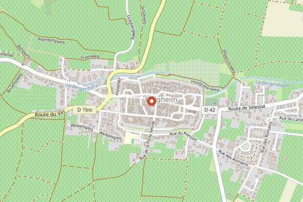 Map showing Domaine Gustave Lorentz in Alsace