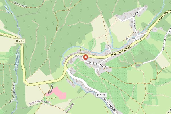 Map showing Distillerie Meyer in Alsace