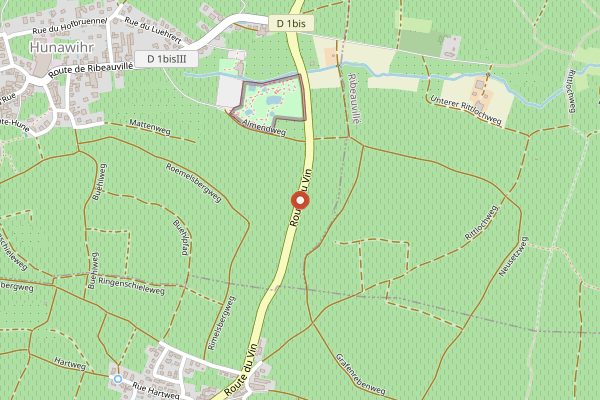 Map showing Domaine Mittnacht Freres in Alsace