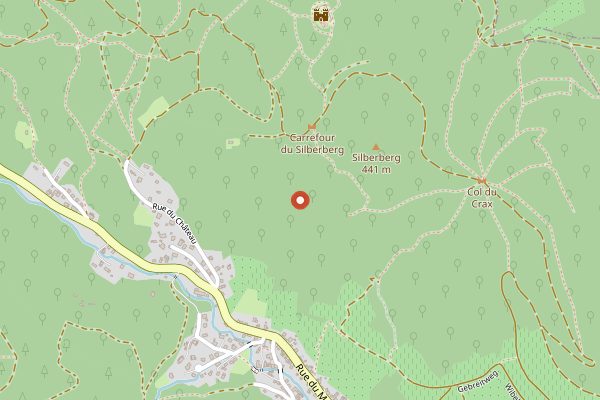 Map showing Domaine Vincent Stoeffler in Alsace