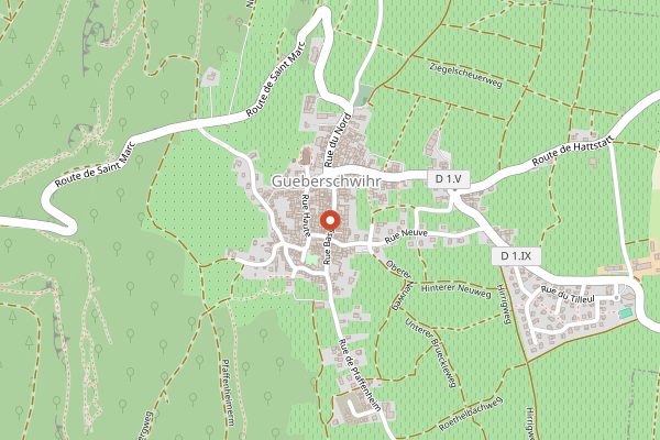 Map showing Domaine Ernest Burn - Clos Saint-Imer in Alsace