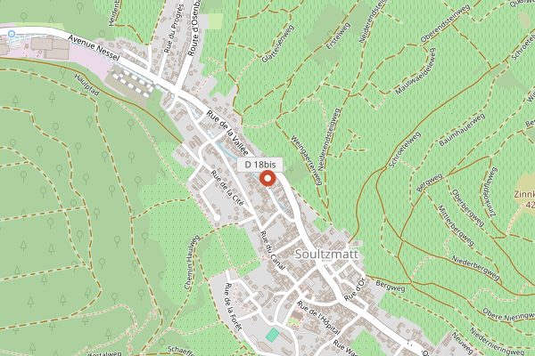 Map showing Domaine Jean-Marie Haag in Alsace