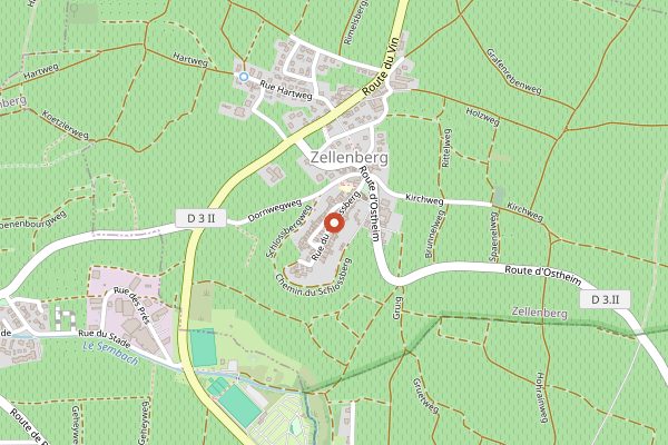Map showing Domaine Marc Tempe in Alsace