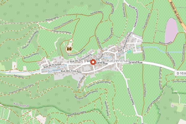 Map showing Domaine Meyer-Fonne in Alsace