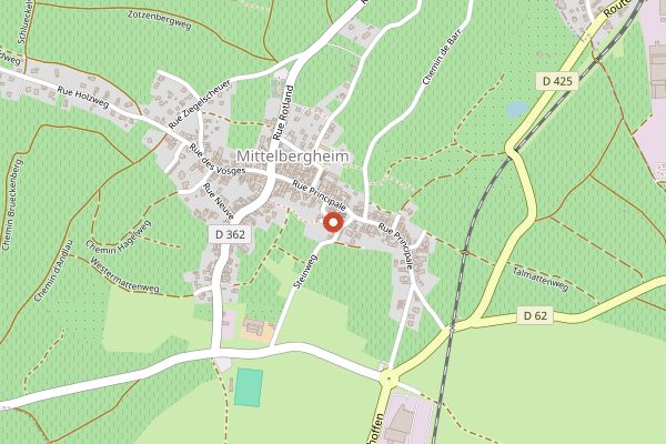Map showing Domaine Rietsch in Alsace