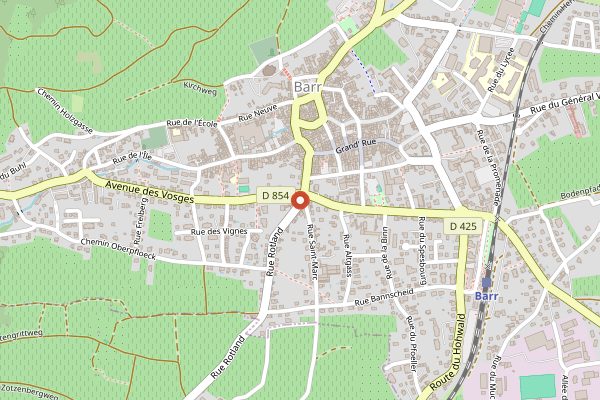 Map showing Caveau Lorentz-Klipfel in Alsace