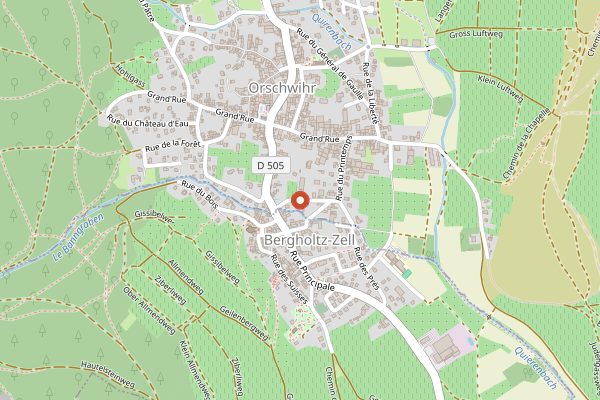 Map showing Maison Lucien Albrecht in Alsace
