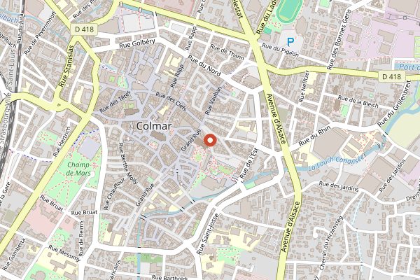 Map showing Alsa Cyclo Epicurean E-Bike Ride in Alsace