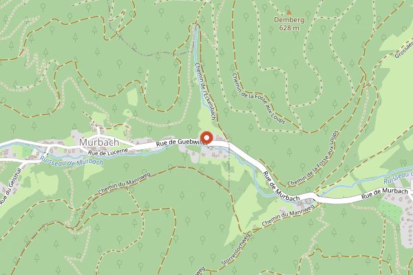 Map showing Le Schaeferhof in Alsace