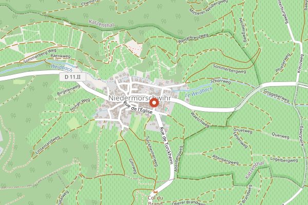 Map showing Caveau Morakopf in Alsace