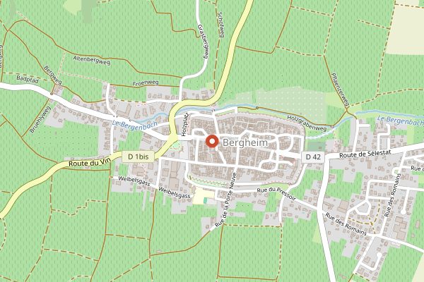 Map showing Wistub du Sommelier in Alsace