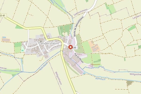 Map showing Academie Internationale des Vins en Alsace in Alsace