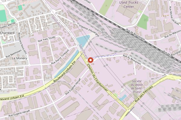 Map showing Viti Wine Tours Beaujolais Crus Experience in Beaujolais