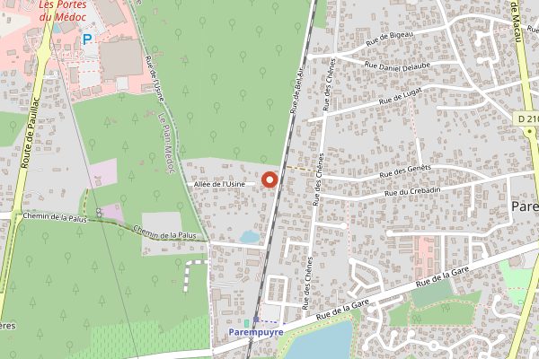 Map showing La Fromagerie de Majolan in Bordeaux
