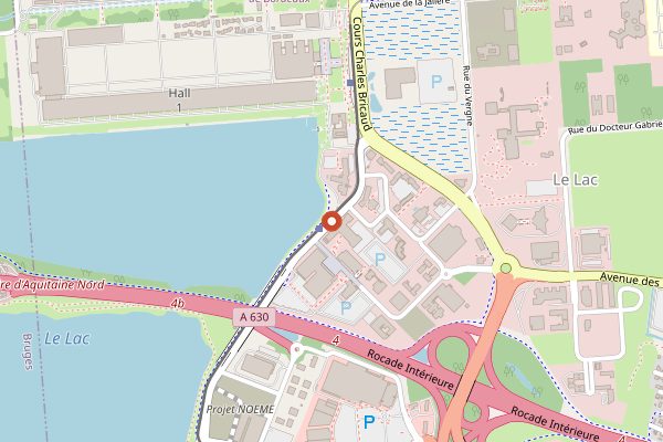 Map showing Vinexpo Bordeaux in Bordeaux