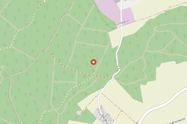 Map showing Fromagerie Gaugry in Burgundy