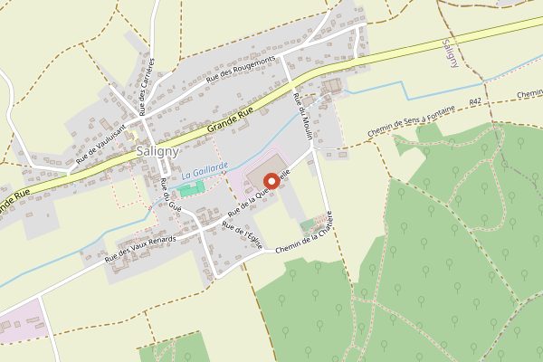 Map showing Fromagerie Lincet in Burgundy