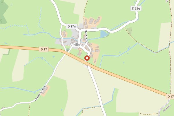 Map showing Maison Joseph Drouhin in Burgundy