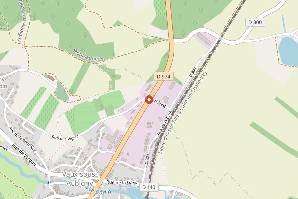 Map showing Fromagerie Germain in Champagne