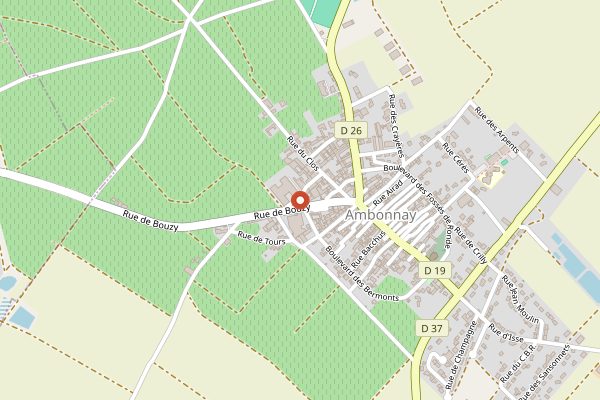 Map showing Champagne Marguet in Champagne